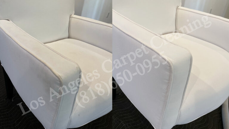 White Upholstered Chair Cleaning