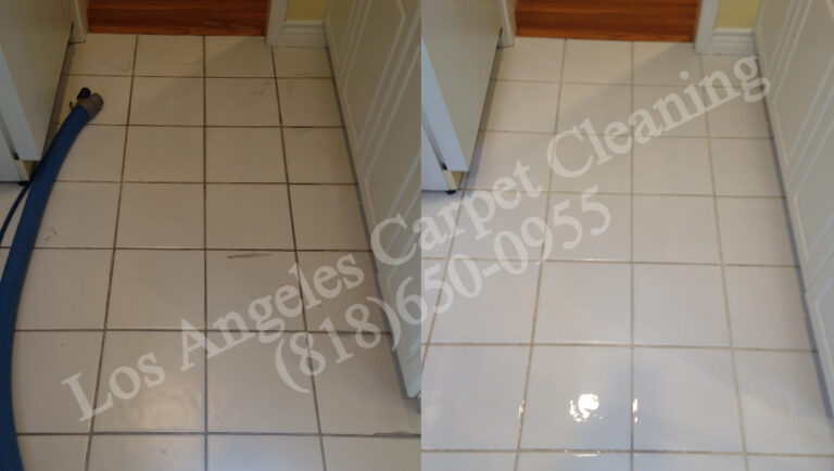 White Bathroom Tile & Grout Cleaning